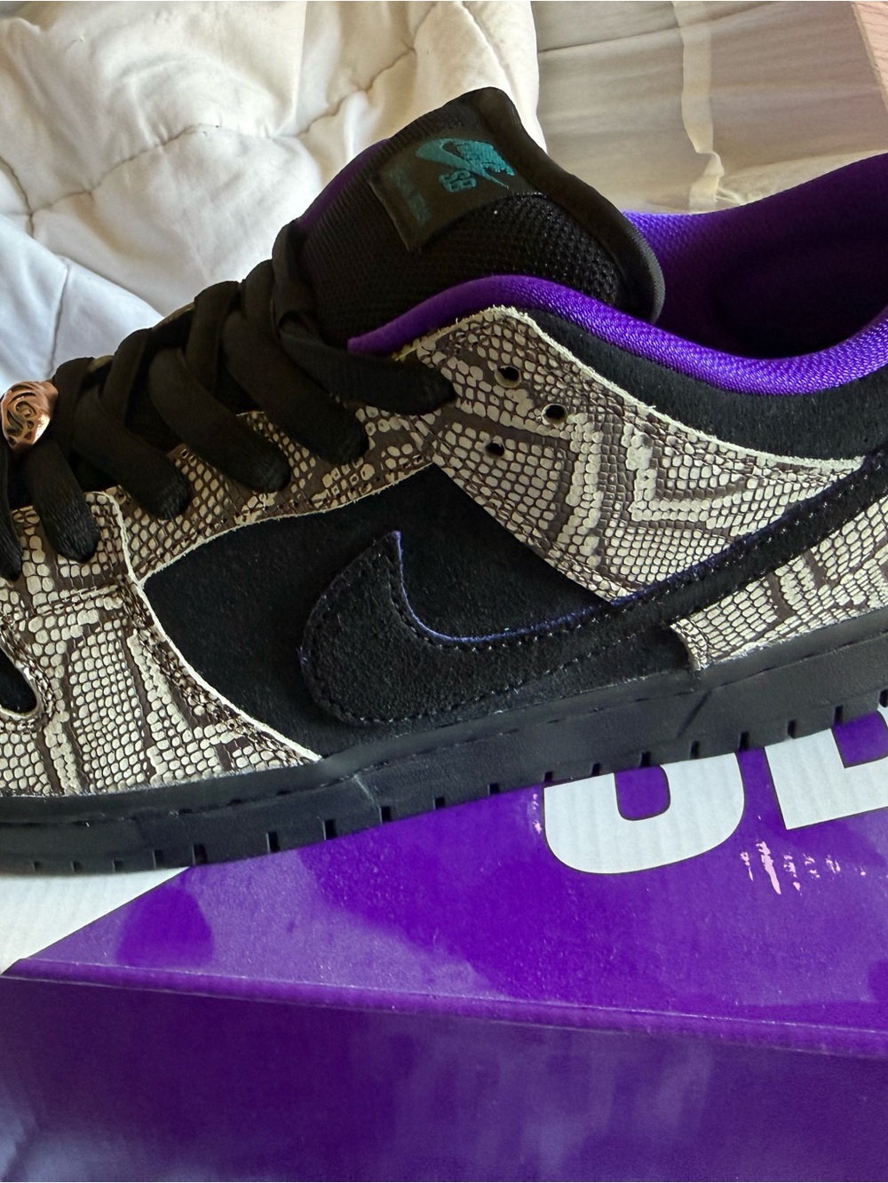 Nike SB Dunk Low Pro Purple Box with Black Label